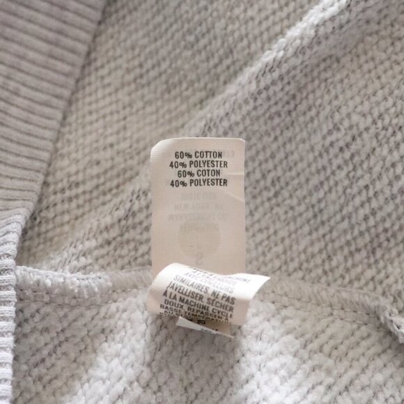 Aerie Women's Sz S Cream Animal Print Oversized 1/4 Zip Relaxed Pullover Sweater - Picture 14 of 16